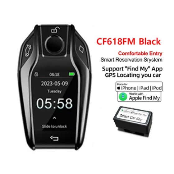 CF618 LCD Smart Key Black/Red/Blue/Silver